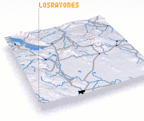 3d view of Los Rayones