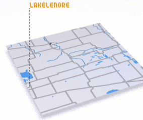 3d view of Lake Lenore