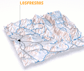 3d view of Los Fresnos