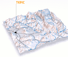 3d view of Tepic