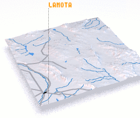 3d view of La Mota