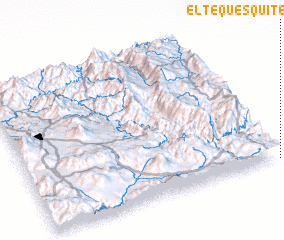 3d view of El Tequesquite