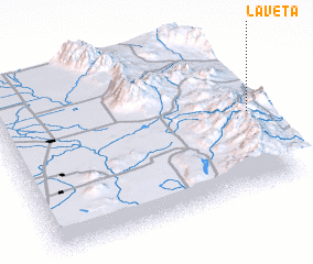 3d view of La Veta