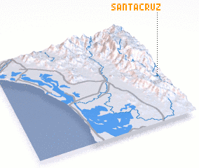 3d view of Santa Cruz