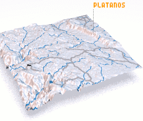 3d view of Plátanos