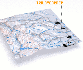 3d view of Trilby Corner