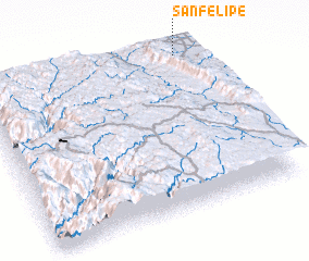 3d view of San Felipe