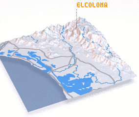 3d view of El Coloma