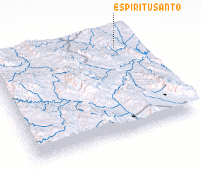 3d view of Espíritu Santo