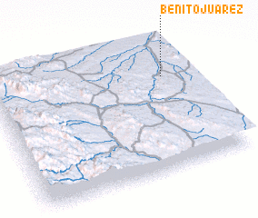 3d view of Benito Juárez