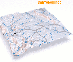 3d view of Santo Domingo