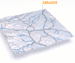 3d view of San José