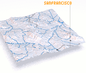 3d view of San Francisco