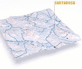 3d view of Santa Rosa