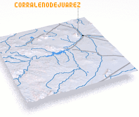 3d view of Corraleño de Juárez