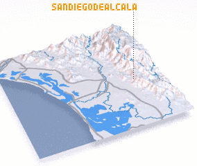 3d view of San Diego de Alcalá