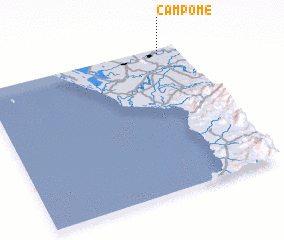 3d view of Campomé