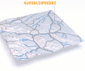 3d view of Ojo Salsipuedes