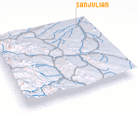 3d view of San Julián