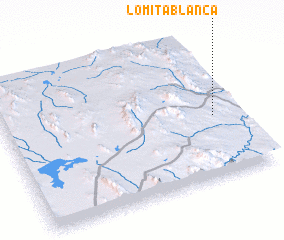 3d view of Lomita Blanca