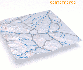 3d view of Santa Teresa