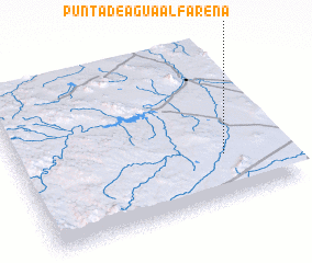 3d view of Punta de Agua Alfareña