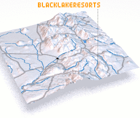 3d view of Black Lake Resorts