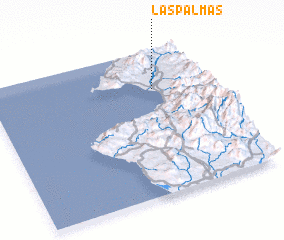 3d view of Las Palmas