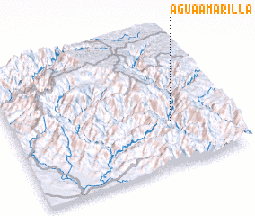 3d view of Agua Amarilla