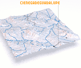 3d view of Ciénega de Guadalupe