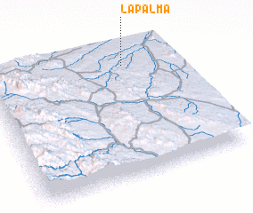 3d view of La Palma