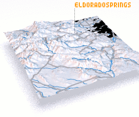 3d view of Eldorado Springs