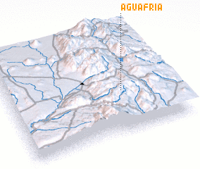 3d view of Agua Fria