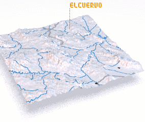 3d view of El Cuervo