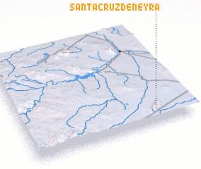 3d view of Santa Cruz de Neyra