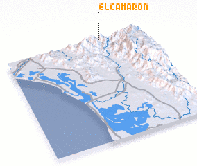 3d view of El Camarón