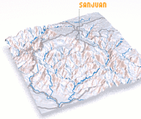 3d view of San Juan