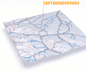 3d view of Santa Ana de Prado