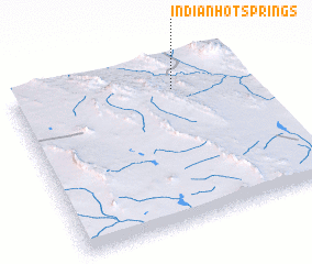 3d view of Indian Hot Springs