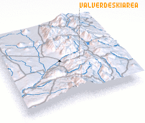 3d view of Val Verde Ski Area