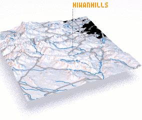 3d view of Hiwan Hills