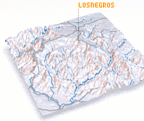 3d view of Los Negros