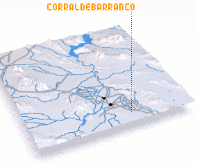 3d view of Corral de Barranco