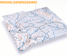 3d view of San Miguel de Papasquiaro