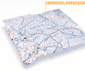 3d view of San Miguel Papasquiaro