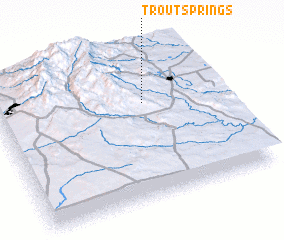 3d view of Trout Springs