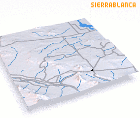 3d view of Sierra Blanca