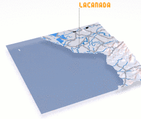 3d view of La Cañada