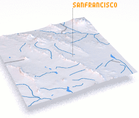 3d view of San Francisco