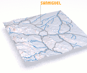 3d view of San Miguel